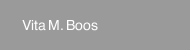 Vita M. Boos